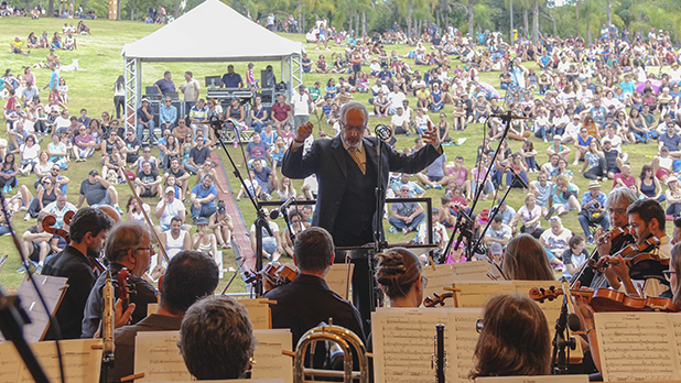 Parque Central recebe sessão de cinema Orquestra Sinfônica Festival Multicultural e diversas atrações neste fim de semana