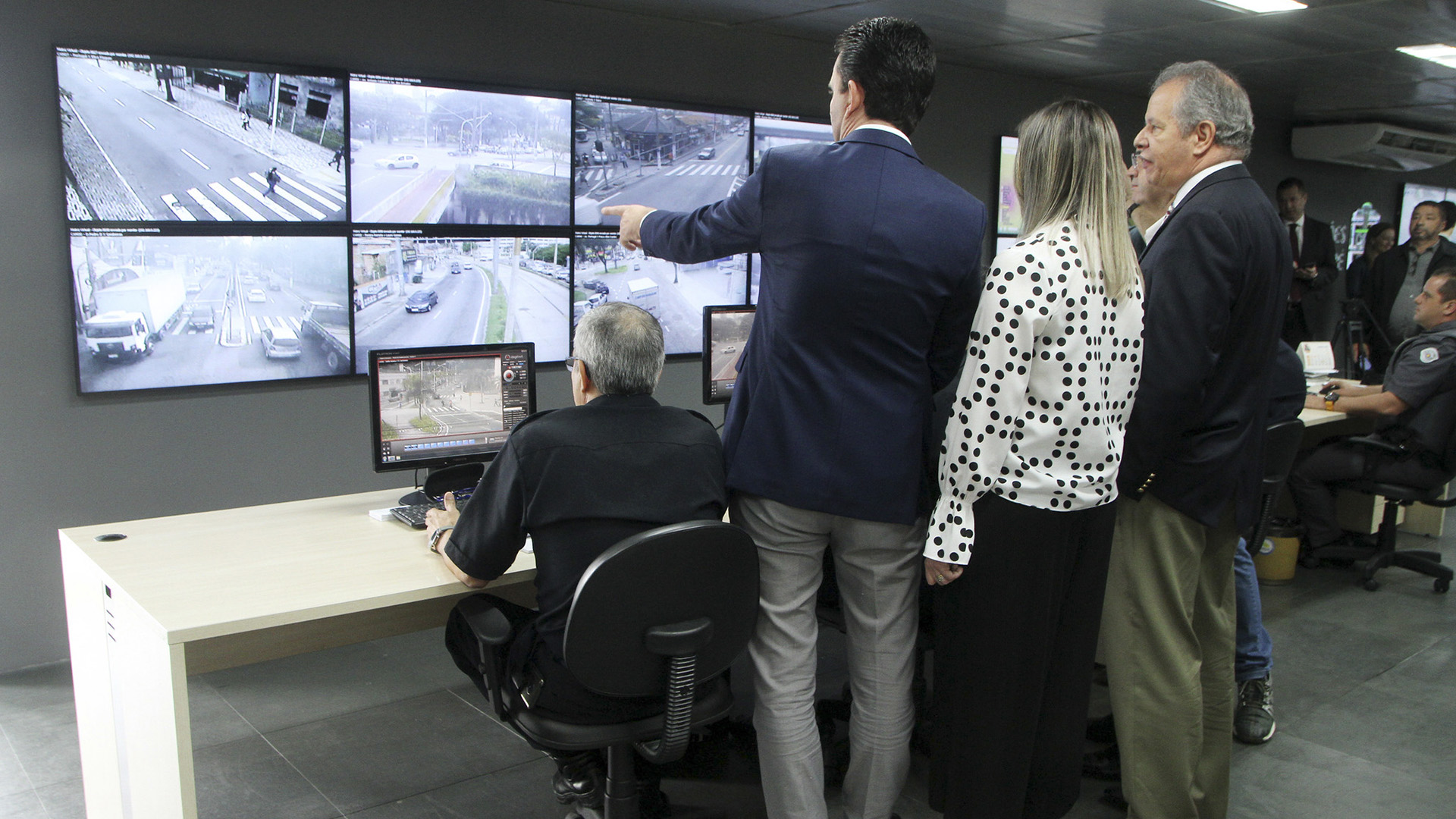 Santo André inaugura Centro de Operações Integradas com videomonitoramento em tempo real