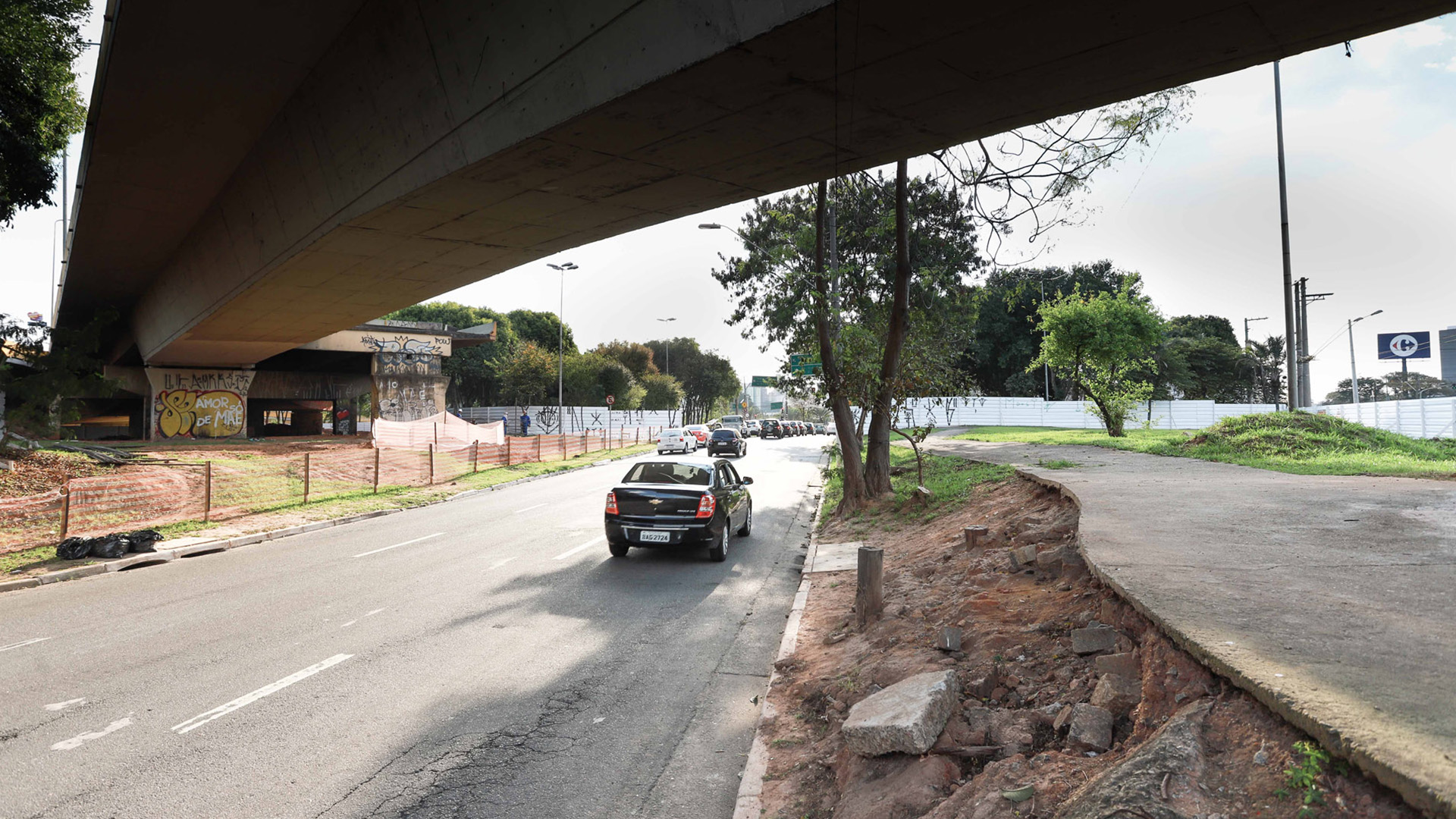 Ponte da rua dos Alpes será interditada durante obras de duplicação do viaduto Adib Chammas