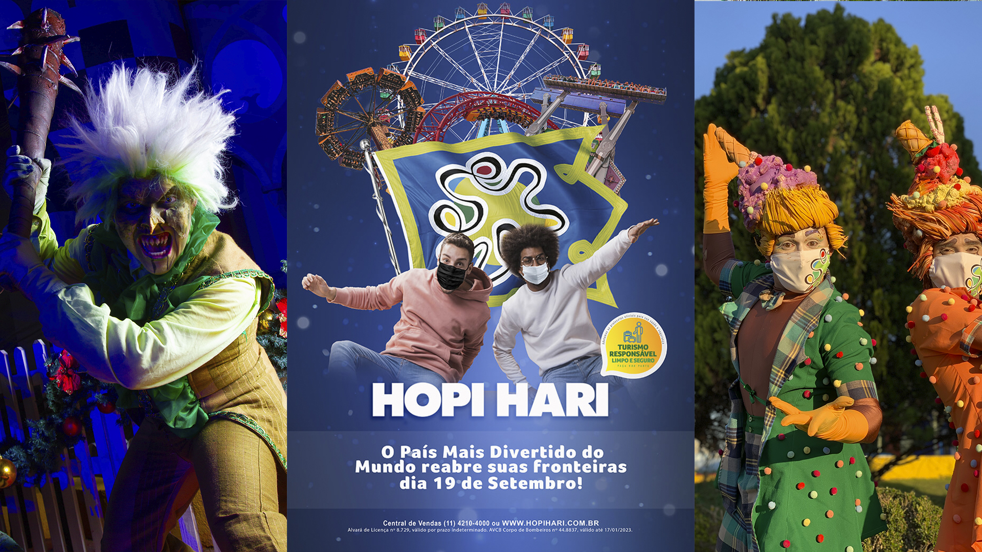 Hopi Hari reabre suas atrações neste sábado