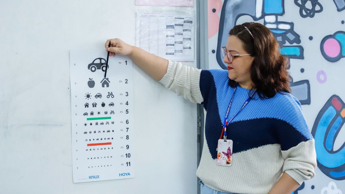 Saúde e Educação de São Caetano iniciam os testes de acuidade visual em