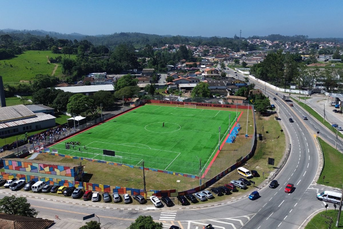 Prefeitura De Ribeir O Pires Inaugura Primeiro Campo De Grama Sint Tica