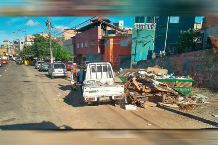 Semasa multa empresa por descarte irregular de resíduos no Capuava 2