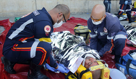 Estádio Bruno Daniel recebe simulado de incidente com múltiplas vítimas no domingo