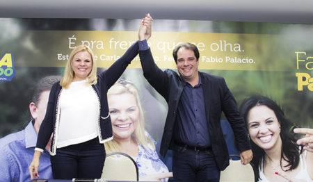 Fabio Palacio e Carla Morando anunciam dobrada em São Caetano do Sul