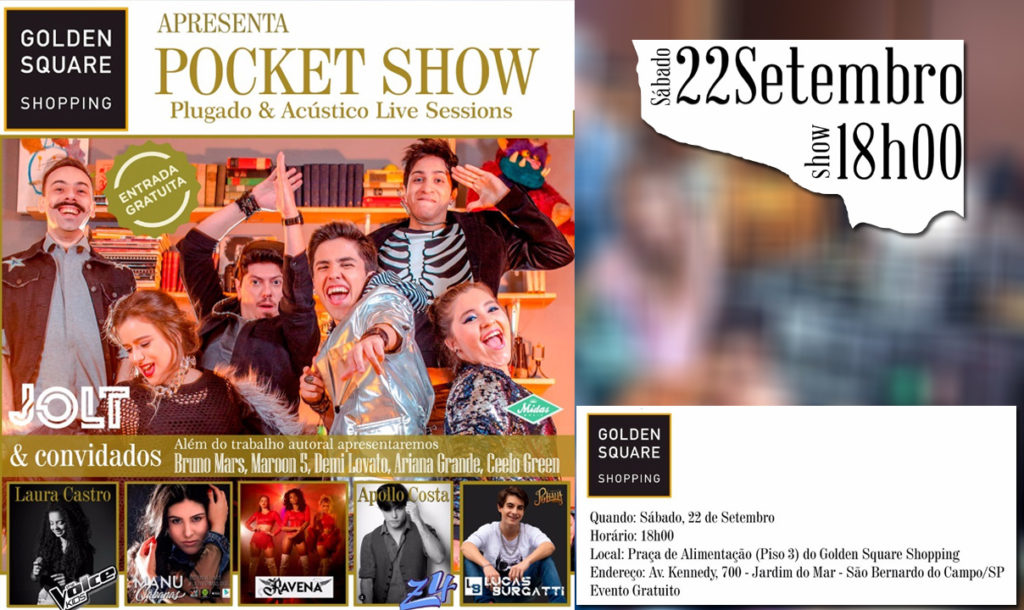 Banda JOLT faz pocket show com convidados em SP3