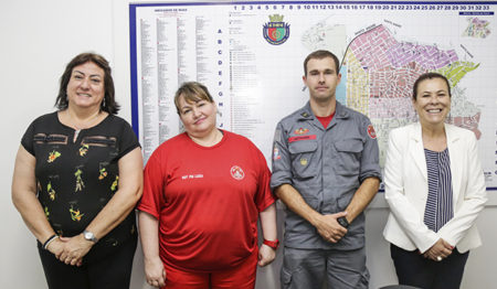 Novo comandante do Corpo de Bombeiros de São Caetano assume e se apresenta à Prefeitura Municipal