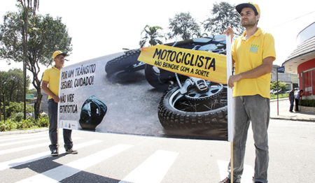 Santo André inicia campanha Motociclista Responsável para reduzir número de acidentes de trânsito