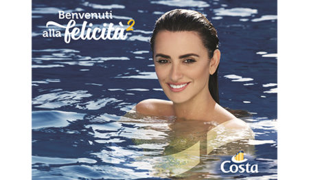 Penélope Cruz é a nova sereia da campanha publicitária da Costa Cruzeiros