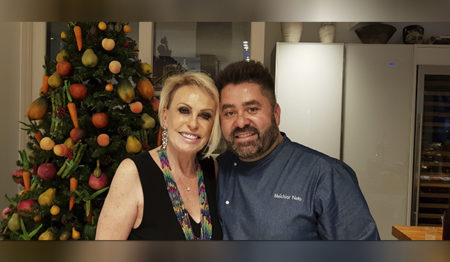 O Chef Melchior Neto assina menu em festa de Ana Maria Braga