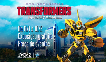 Exposição Transformers no Park Shopping São Caetano