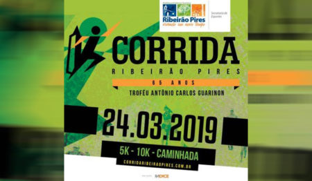 Corrida e Caminhada Ribeirão Pires 65 anos tem valor promocional de inscrição até 24 de fevereiro