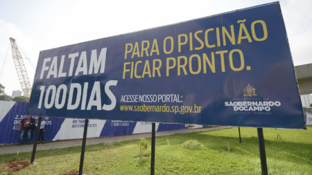 Maior obra de drenagem do País Piscinão do Paço de São Bernardo será entregue em 100 dias