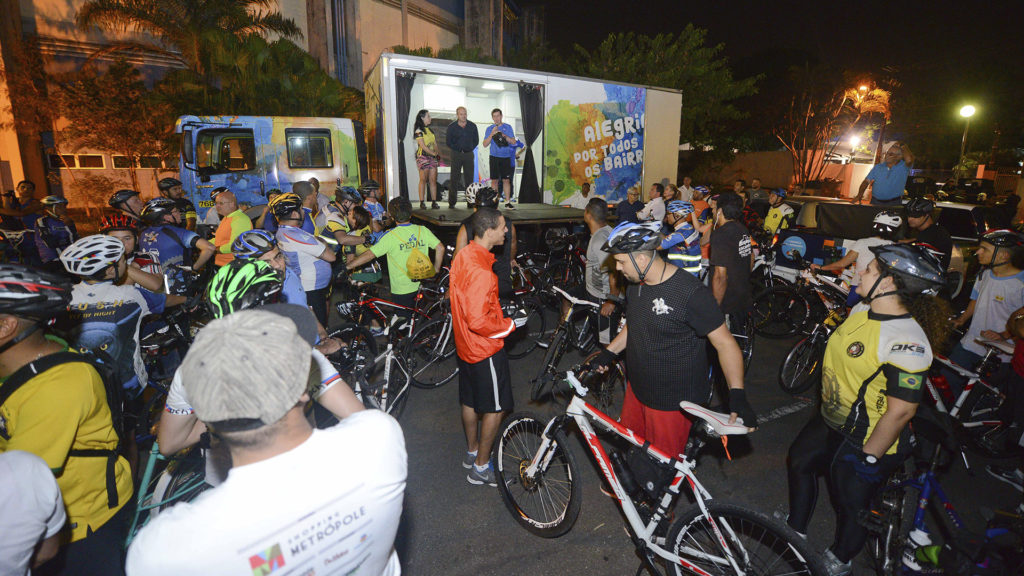 São Bernardo promove grande pedalada noturna nesta quarta feira