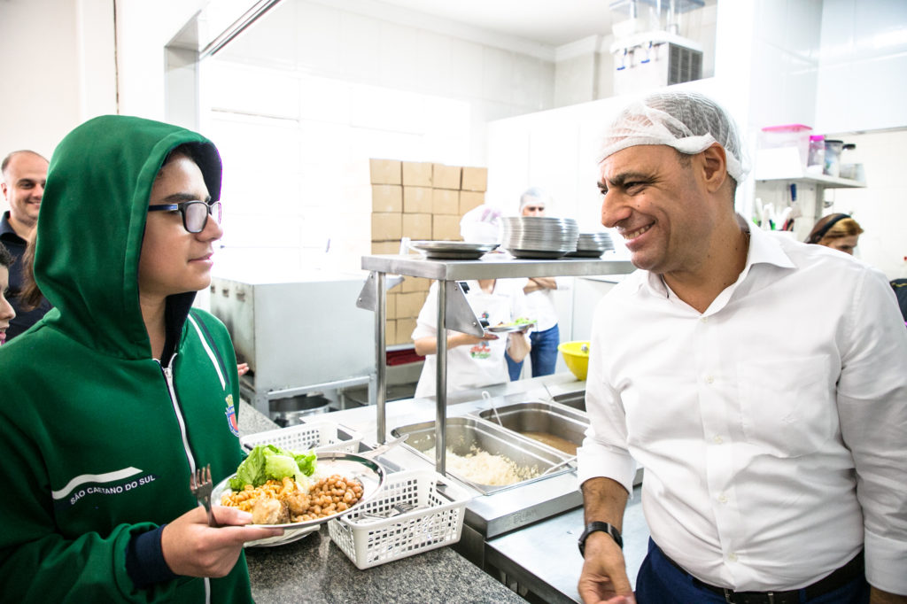 Visita ao almoço na escola entrega NutreAção Escola EMEF Bartolomeu 17 outubro 2019 51