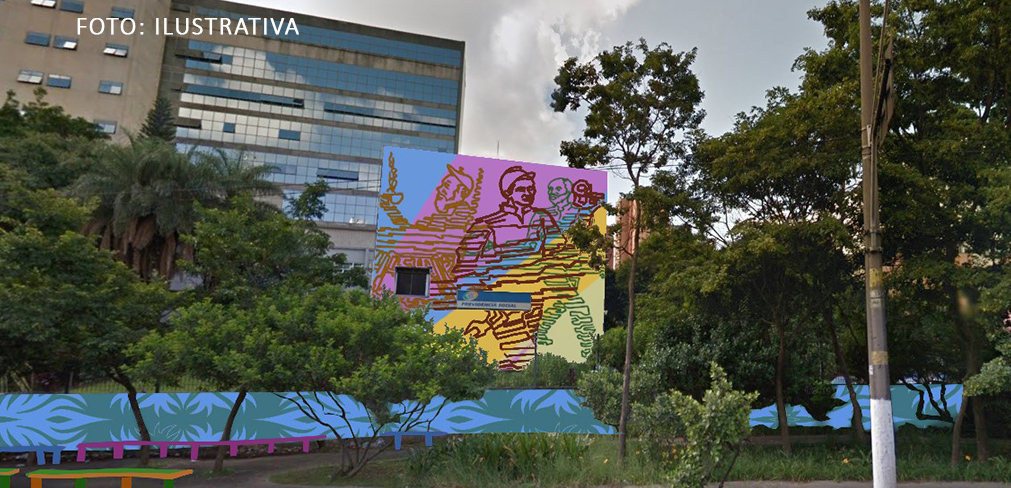 Artista urbano realizará mutirão de pintura com funcionários do INSS de Santo André