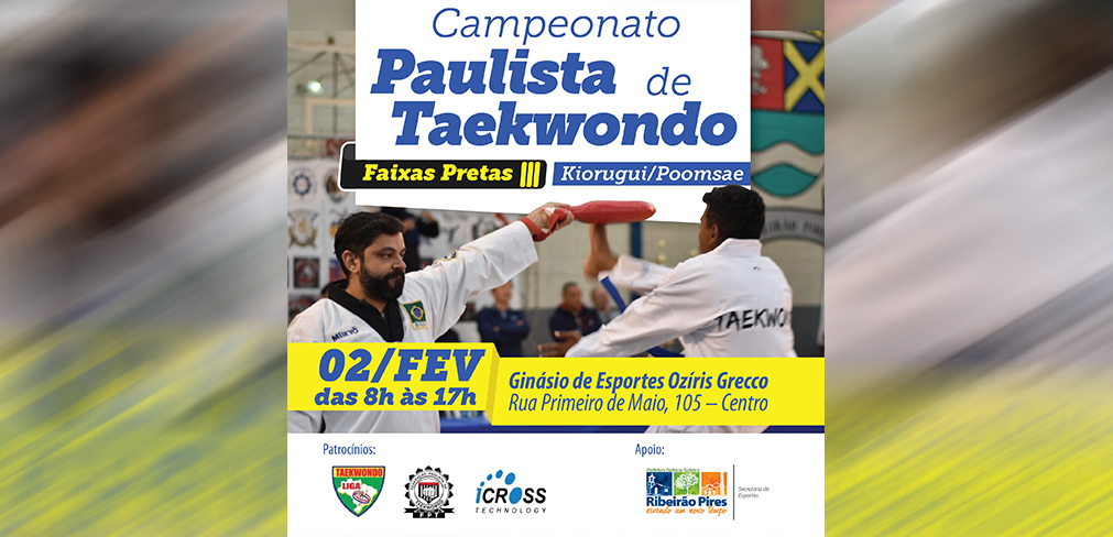 Taekwondo movimenta fim de semana de Ribeirão Pires