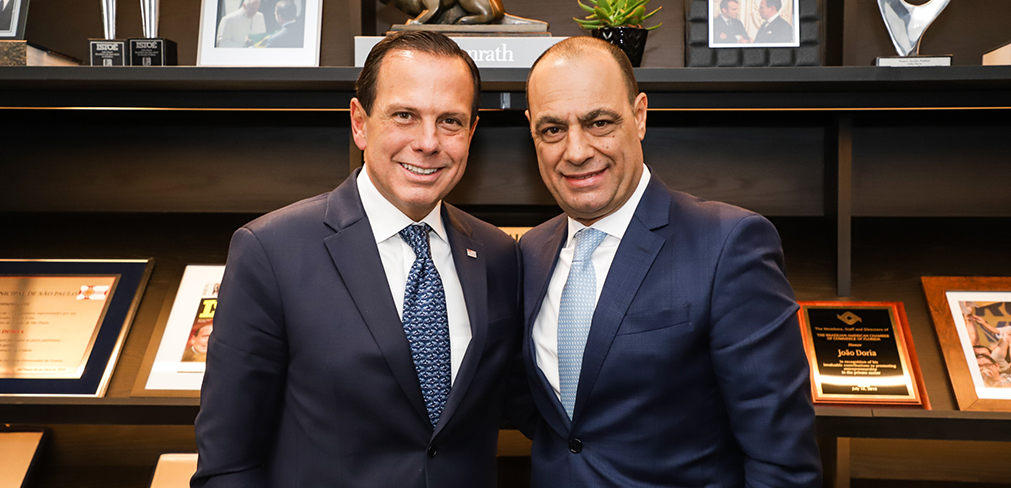 Auricchio se reúne com o governador João Doria