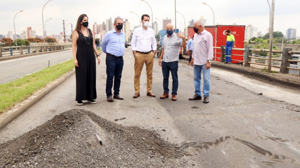 Santo Andre inicia segunda fase da recuperacao estrutural do Viaduto Castelo Branco