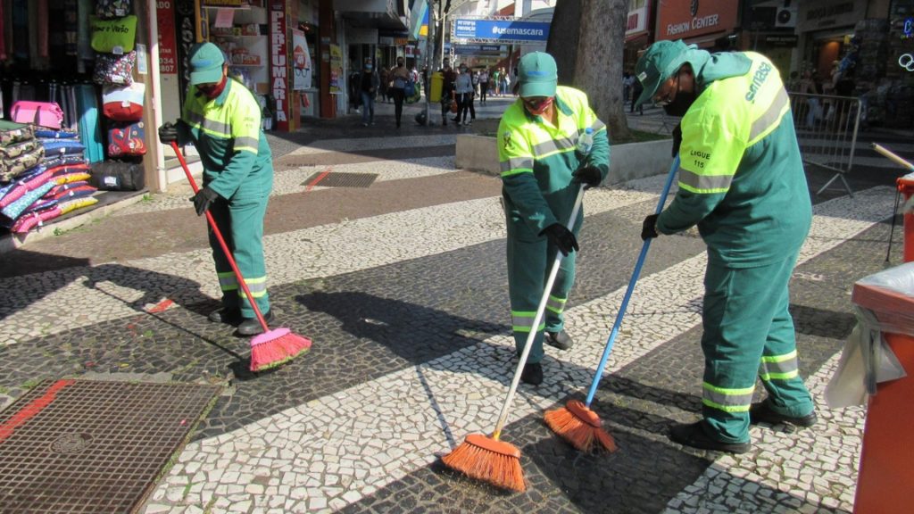 Limpeza pública está entre os serviços mais bem avaliados pelos moradores de Santo André