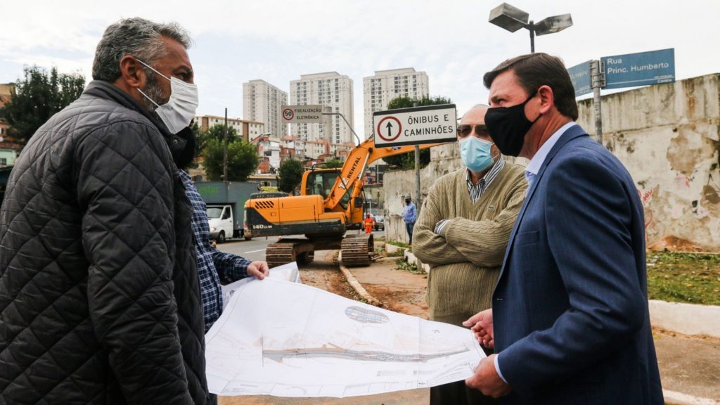 Prefeito Orlando Morando dá início às obras de duplicação da Avenida Newton Monteiro de Andrade