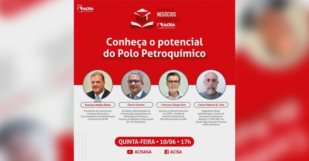 Live da ACISA retrata potencial do Polo Petroquímico