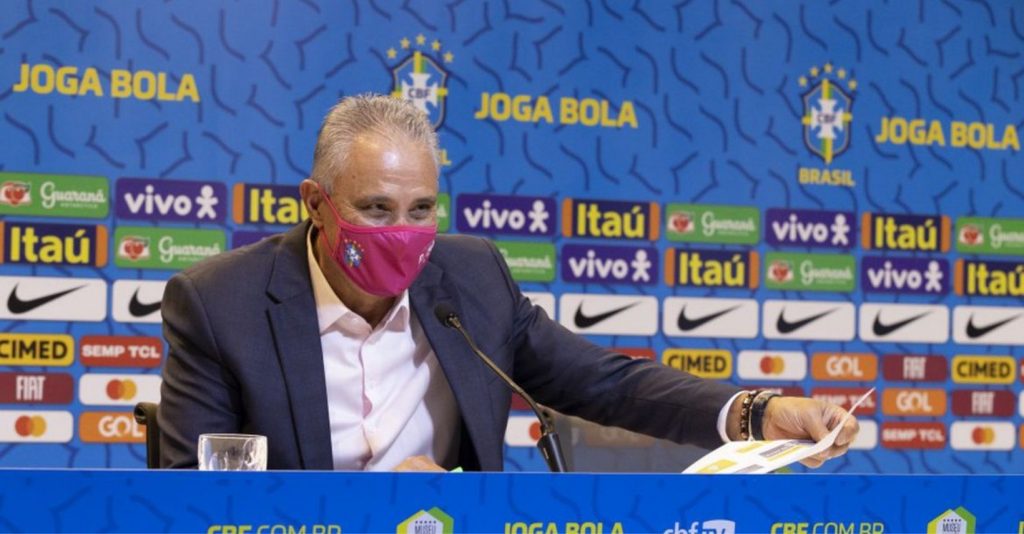 Técnico Tite convoca seleção brasileira para a Copa América