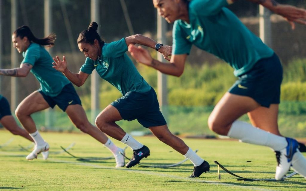 Seleção feminina de futebol inaugura participação do Brasil em Tóquio