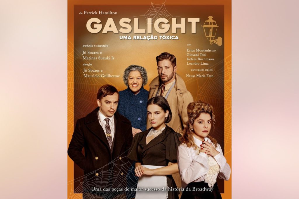 Com Apoio Gastronômico da Sodiê Doces, peça teatral "Gaslight - Uma Relação Tóxica", de Jô Soares, estreia amanhã em São Paulo