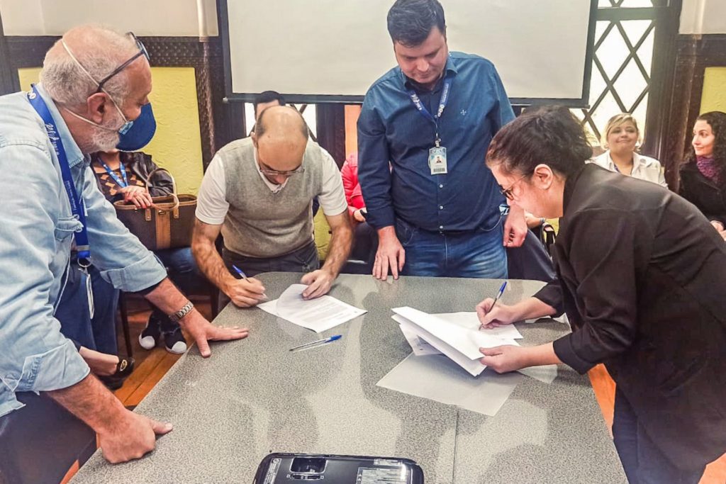 Santo André assina acordo com centro universitário para promover melhorias urbanísticas em equipamentos de saúde