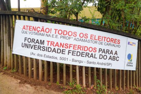 Justiça Eleitoral muda dois locais de votação em Santo André