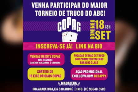 Madalena recebe 6ª edição do torneio de truco Copag