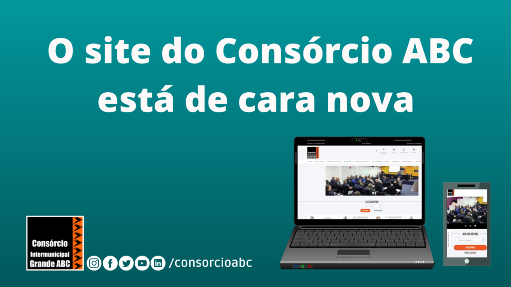 Consórcio ABC lança novo site, mais moderno, acessível e inclusivo