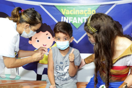 Santo André amplia vacinação contra Covid-19 para crianças com 3 e 4 anos