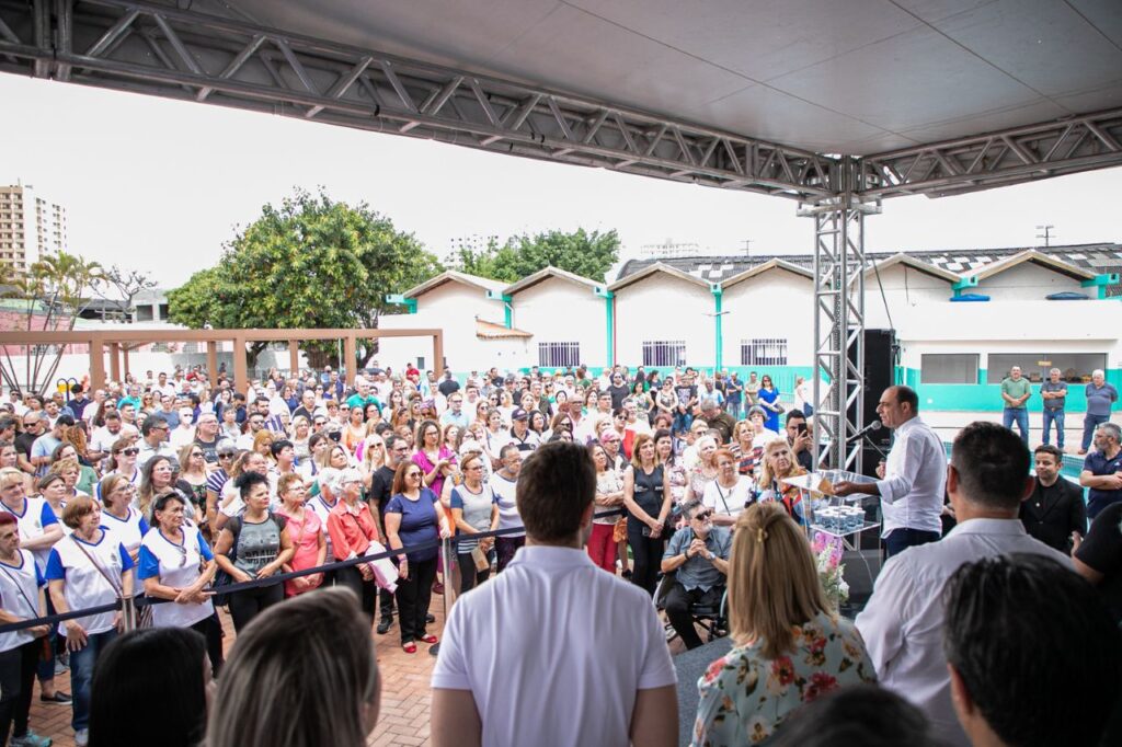 Auricchio inaugura o CISE Sueli Nogueira, no Bairro Fundação