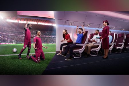 Qatar Airways leva a Copa do Mundo da FIFA para São Paulo por meio de uma pop-up com experiências interativas