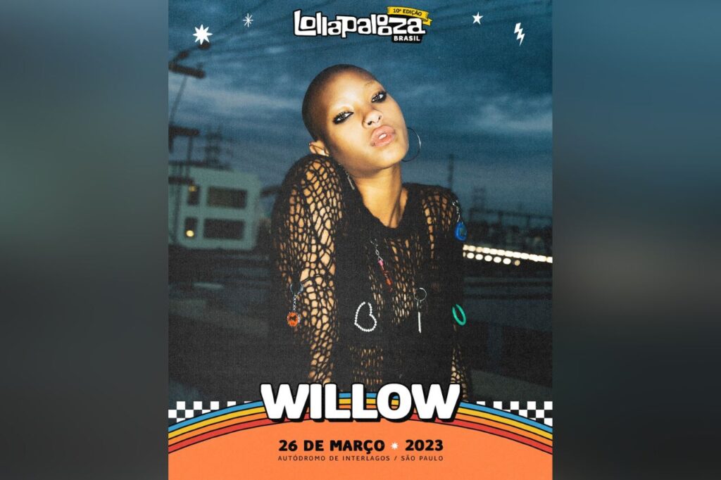 Lollapalooza Brasil confirma WILLOW como atração de domingo