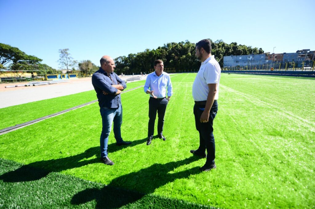 Reforma do campo do Batistini, em São Bernardo, entra em fase final