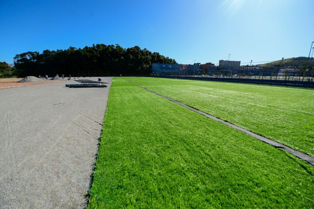 Reforma do campo do Batistini, em São Bernardo, entra em fase final