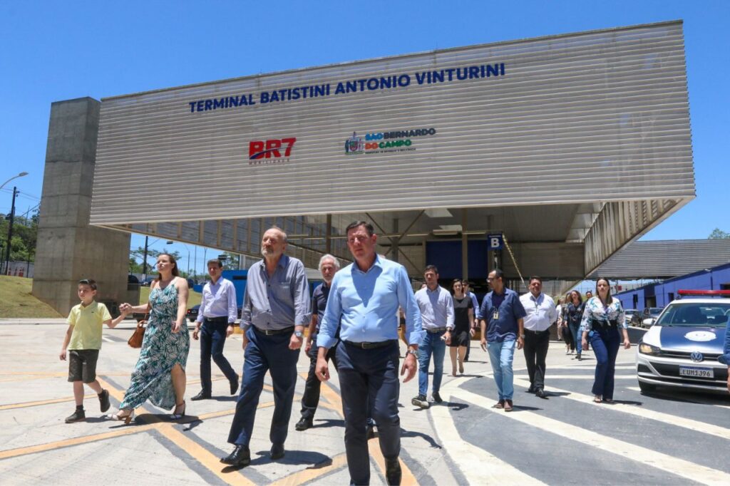 Em São Bernardo, prefeito Orlando Morando inaugura novo Terminal Batistini