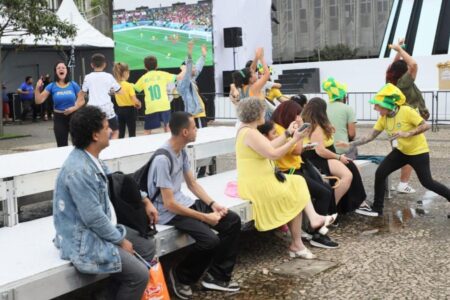 Paço de Santo André transmite jogo Brasil x Croácia nesta sexta