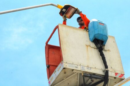 Santo André alcança modernização da iluminação pública em 60% da cidade