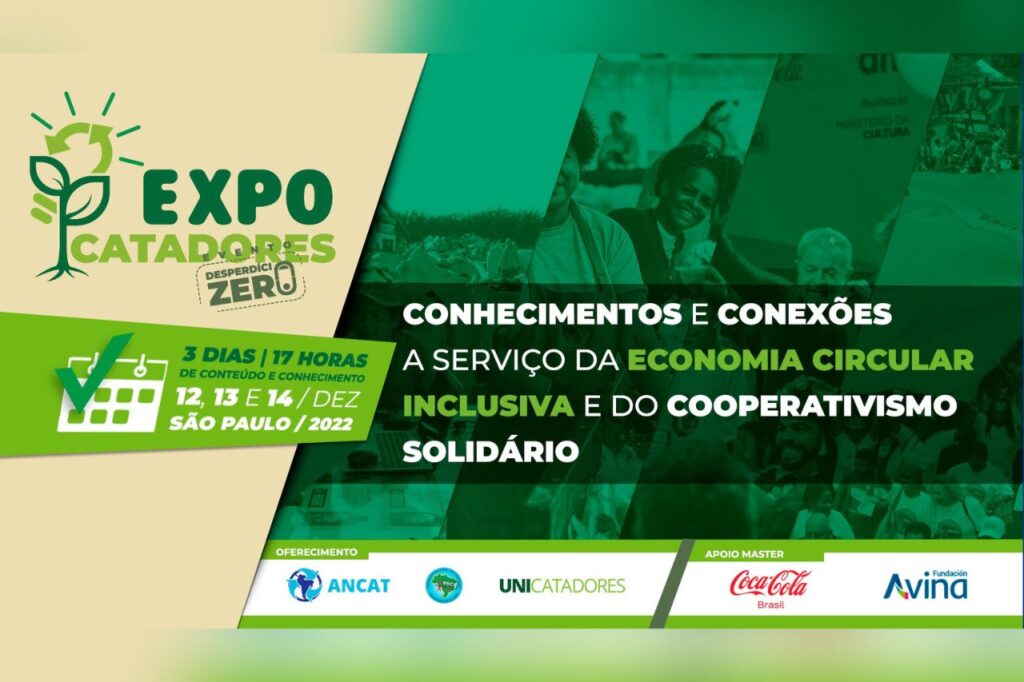 São Paulo recebe a Expocatadores 2022 - principal evento de catadores de materiais recicláveis do Brasil