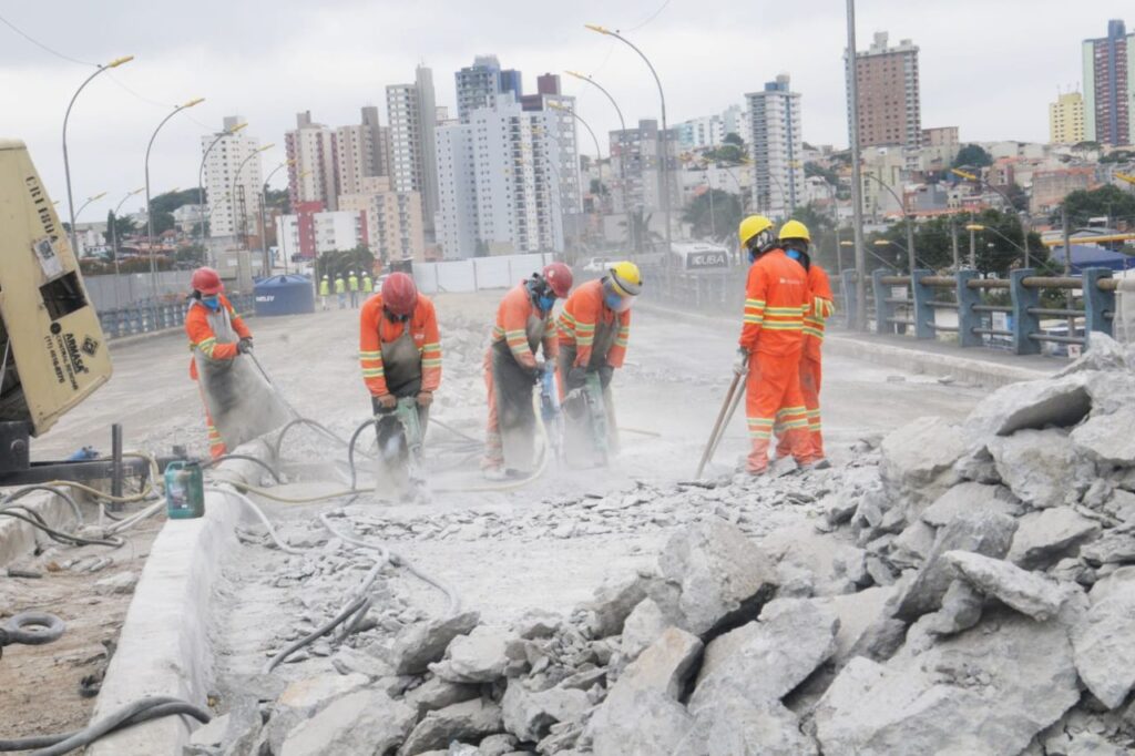 Santo André avança na recuperação do Viaduto Presidente Castelo Branco