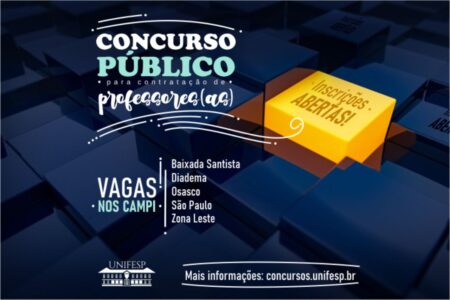 Unifesp abre concurso público com 36 vagas para professor(a)