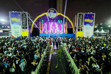 Primeiro dia de shows da 5ª edição do Festival de Verão de São Bernardo atrai 5 mil pessoas