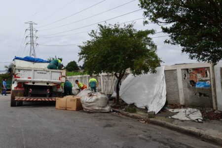 Semasa faz 19 flagrantes de descarte irregular de resíduos no Jardim do Estádio