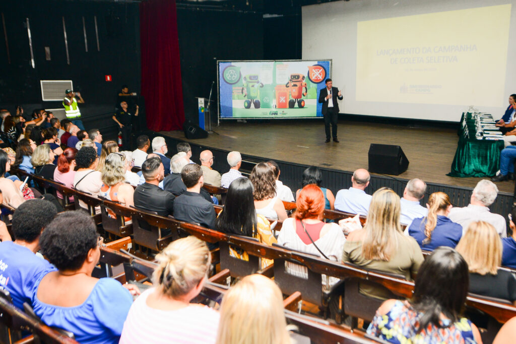 Prefeito Orlando Morando lança campanha para ampliar coleta seletiva em São Bernardo