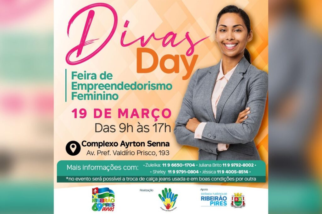 Com apoio da prefeitura, ONG Amigas de Ribeirão Pires realizará o Divas Day