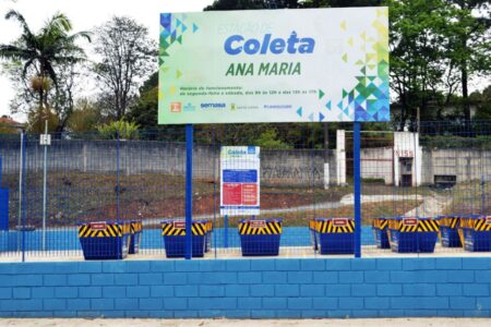 Estação de Coleta no Jardim Ana Maria elimina ponto de descarte de lixo existente há 15 anos